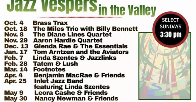 Jazz Vespers in the Valley
