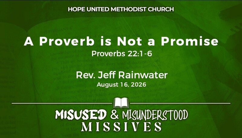 A Proverb is Not a Promise