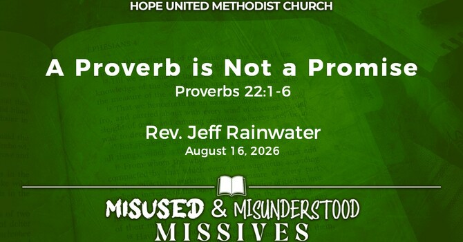A Proverb is Not a Promise