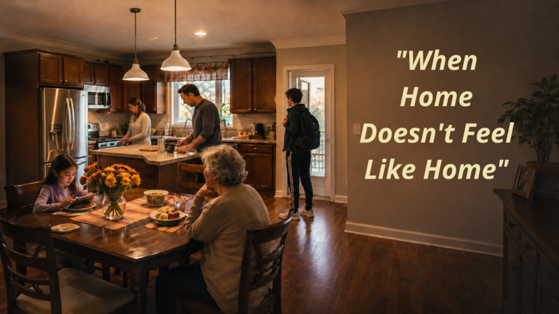 When Home Doesn't Feel Like Home