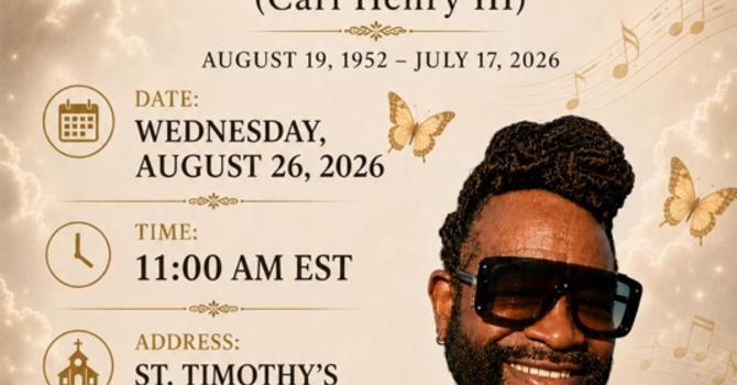 Memorial Service - Errol Carl Bennett-Henry