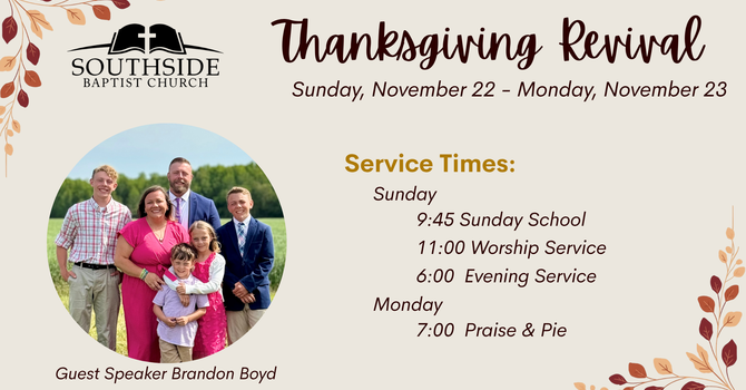 Thanksgiving Revival 