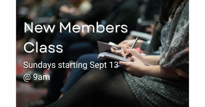New Members Class 