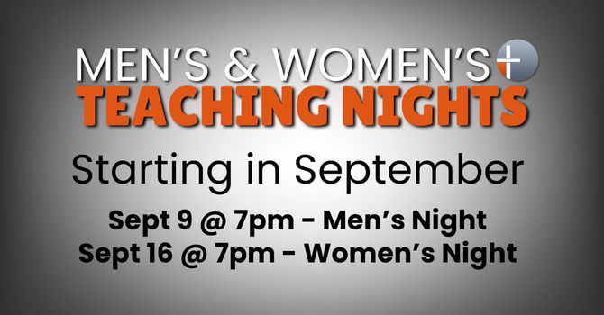 Men's & Women's Teaching Nights
