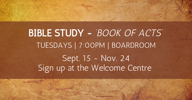 Bible Study on Acts