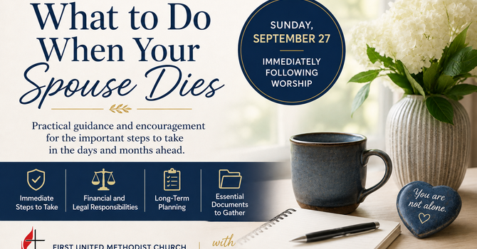 Workshop: "What to do when your Spouse Dies"