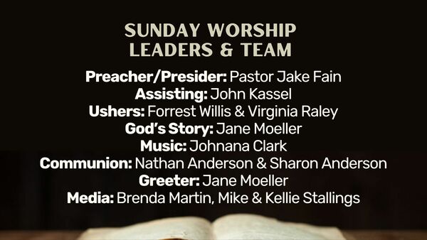 Leading us in Worship