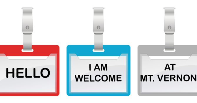 NAME TAGS REMINDER