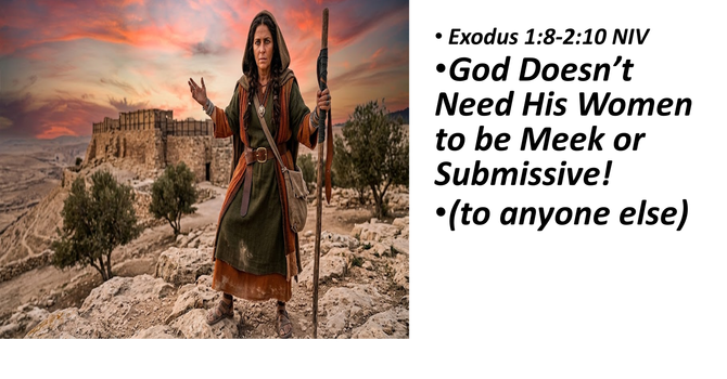 God Doesn't Need His Women to be Meek or Submissive! (to anyone else)