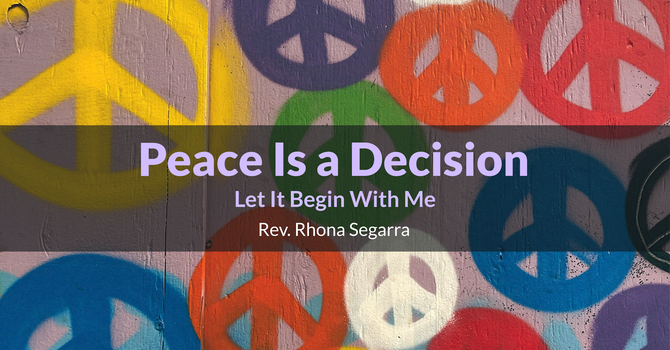 Peace is a Decision