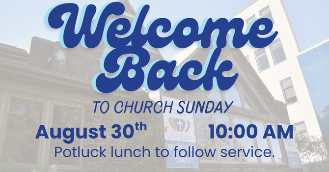 Welcome Back Potluck!