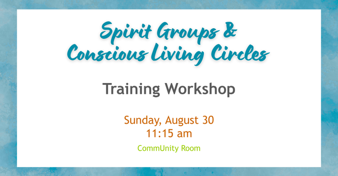 Spirit Groups Training Workshop