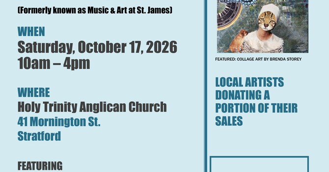 Stratford Music & Art Sale image