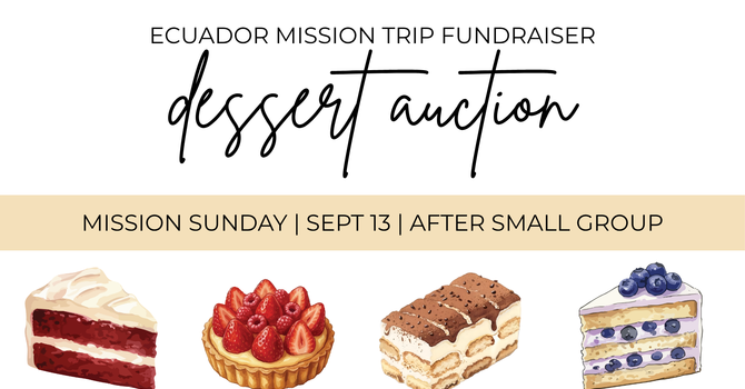 Dessert Auction 