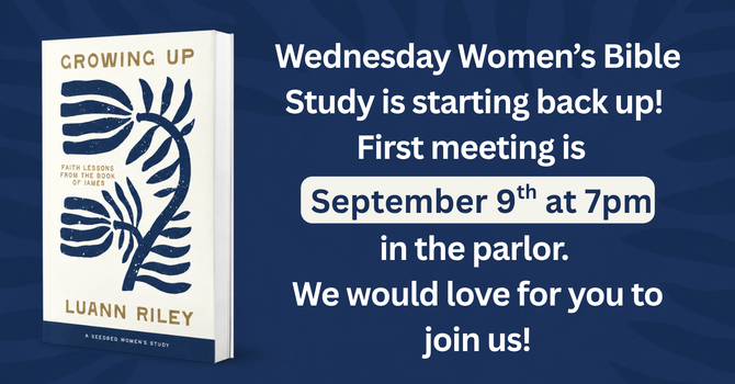 Wednesday Night Women's Bible Study