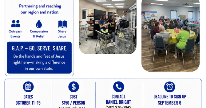 GAP Mission Opportunity
