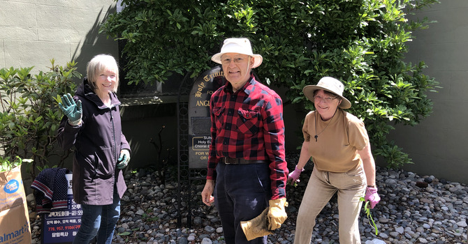 Parish Grounds Clean up