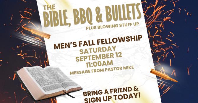 Men's Bible, Bullets & BBQ