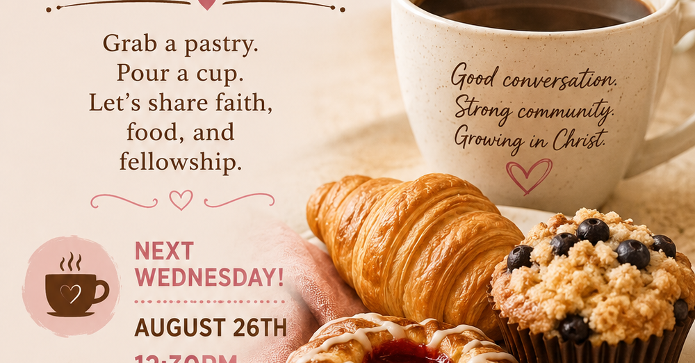 Pastries with the Pastor