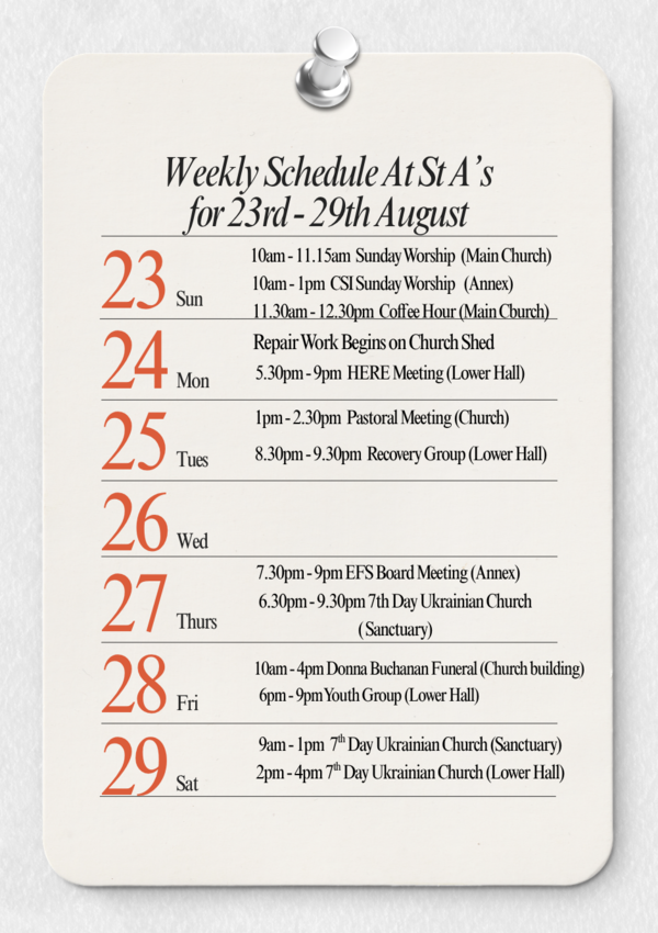 Church Calendar