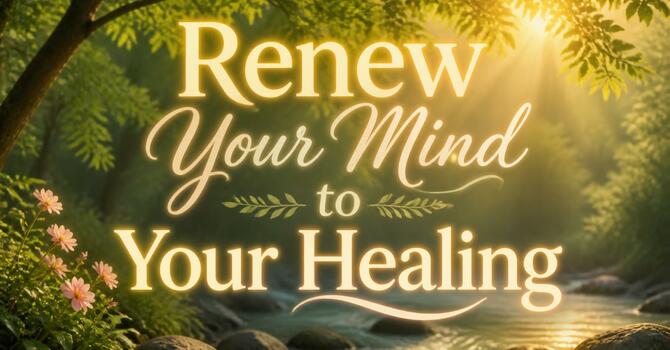 Renew Your Mind to Your Healing image