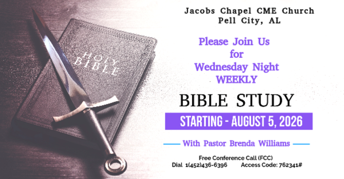 Wednesday Night Bible Study