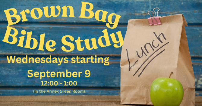 New Bible Study Begins September 9 image