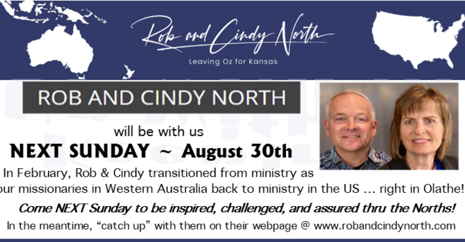 Rob & Cindy North - August 30th!