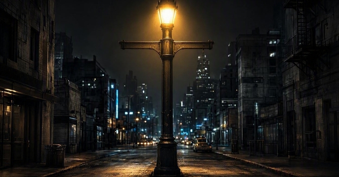 Streetlamps Over Spotlights