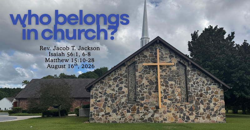 Who Belongs in Church?