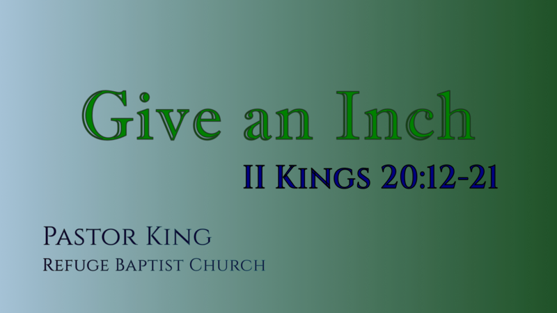 Give an Inch