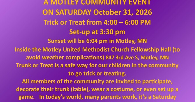 Trunk or Treat