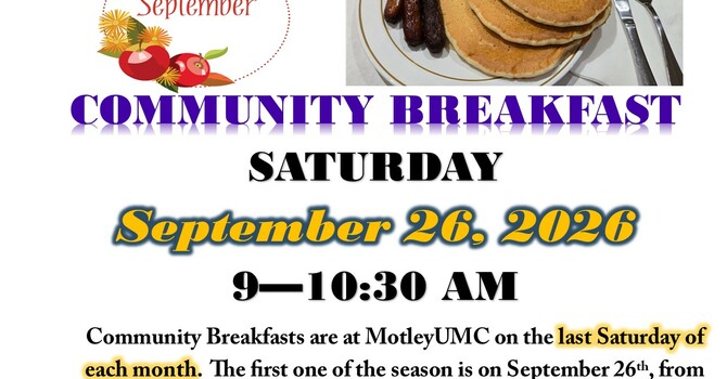 SEPTEMBER COMMUNITY BREAKFAST