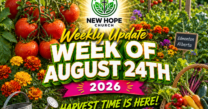 Weekly Update for the week of AUG 23rd, 2026