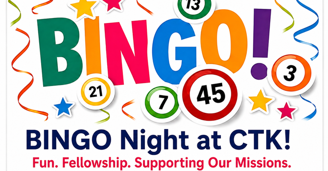Bingo Night at CTK!