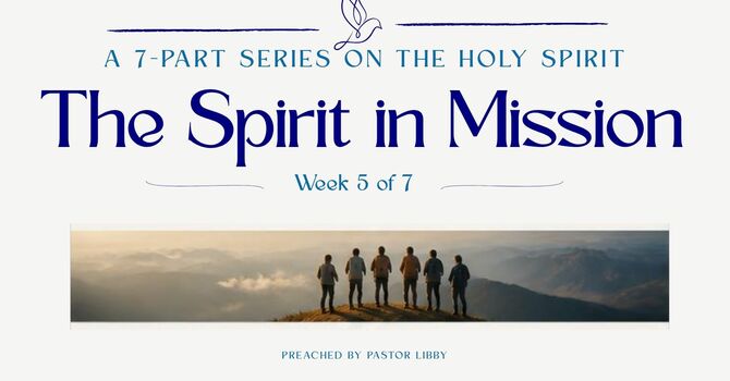 The Holy Spirit in Mission