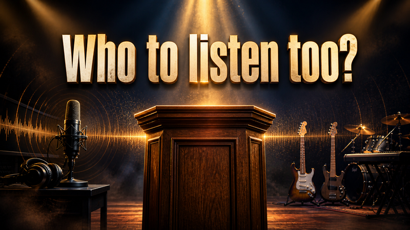 "Who To Listen Too"