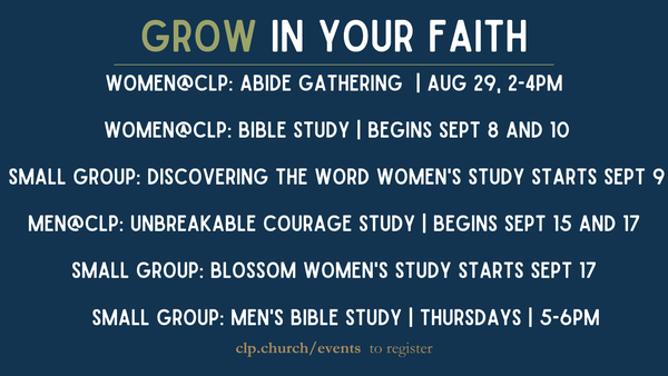 Grow in Your Faith