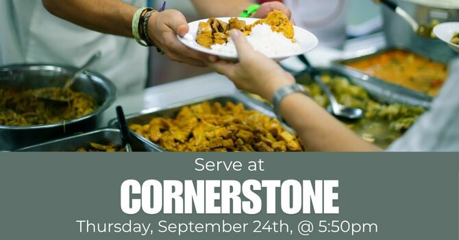 Serve at Cornerstone