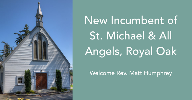 New Incumbent of St. Michael and All Angels, Royal Oak image