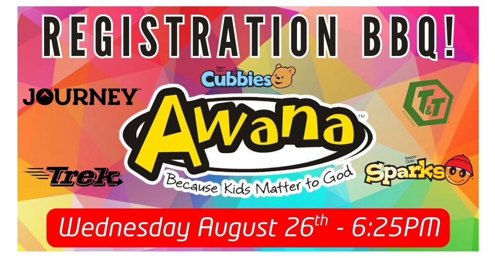 Awana Registration BBQ and Club Kickoff!