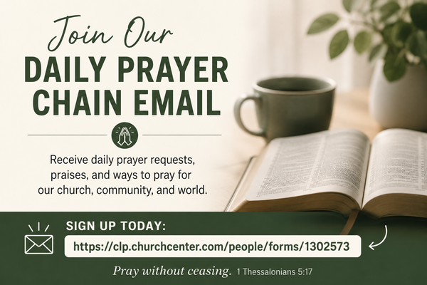 Daily Prayer Chain Email