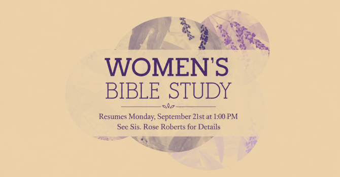 Ladies Bible Study