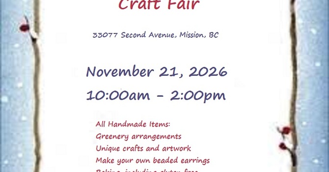 All Saints Mission Craft Fair