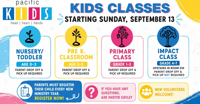 Pacific Kids - New Ministry Year! image