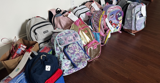 Bookbags for Foster Children image