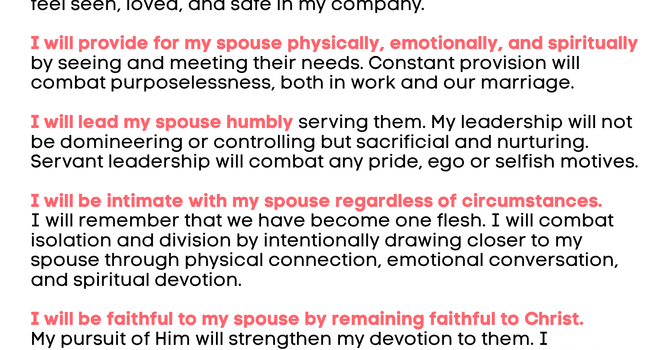 The Marriage Creed image