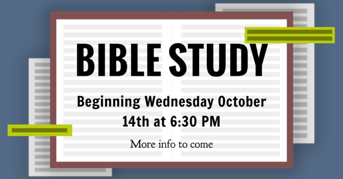 Wednesday night bible study