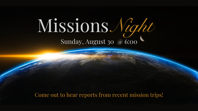 Missions Night 