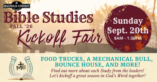 Fall Bible Studies Kickoff Fair